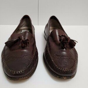 Galizio Torresi  Mens Shoes With Tassel Stitched Leather1647 SZ 42 Vintage